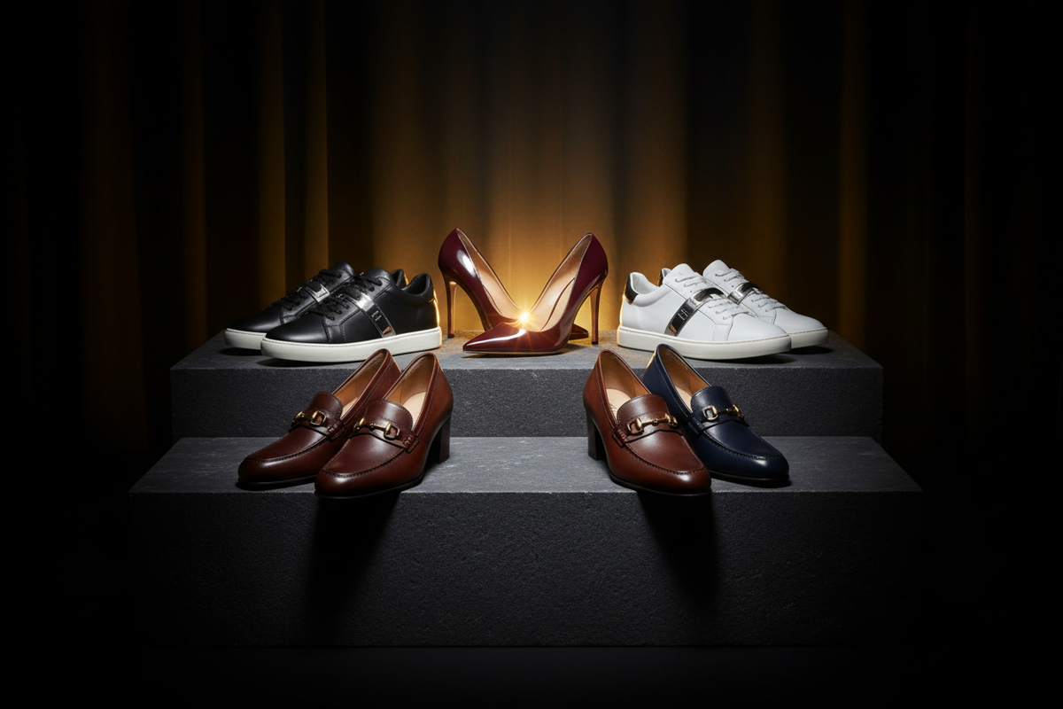 Best selling shoes collection featuring most popular men's and women's footwear styles by Soliox